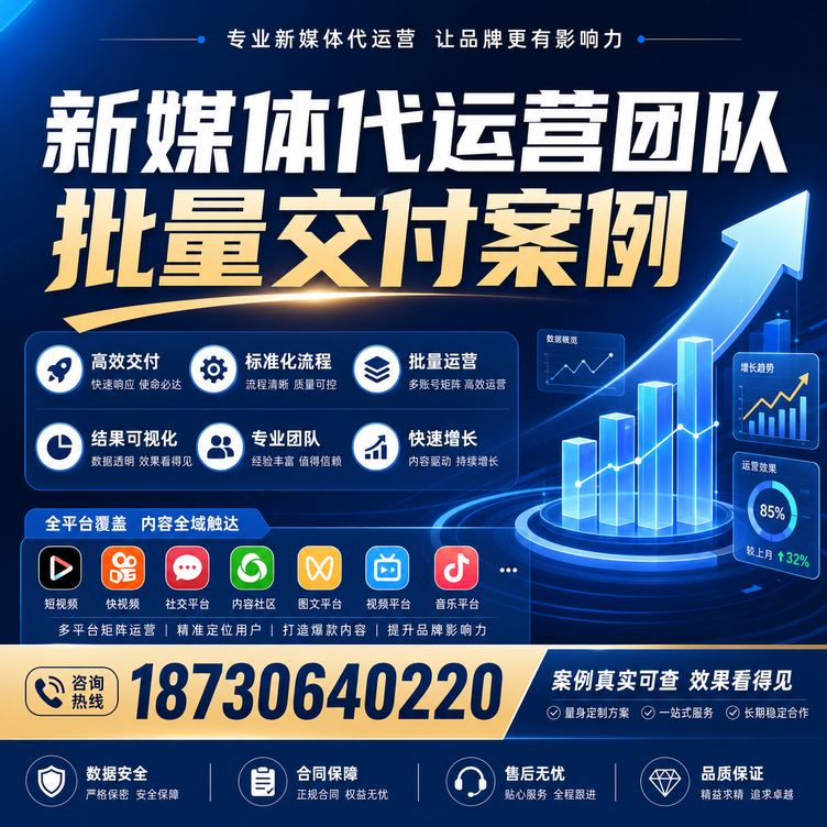乐山代运营公司多客户账号批量高效交付案例