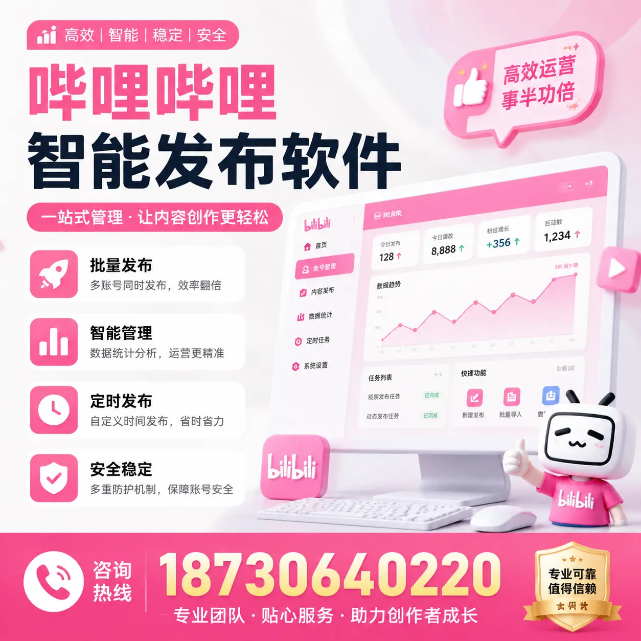 如何评估哔哩哔哩智能发布软件的ROI?乐山 企业必读