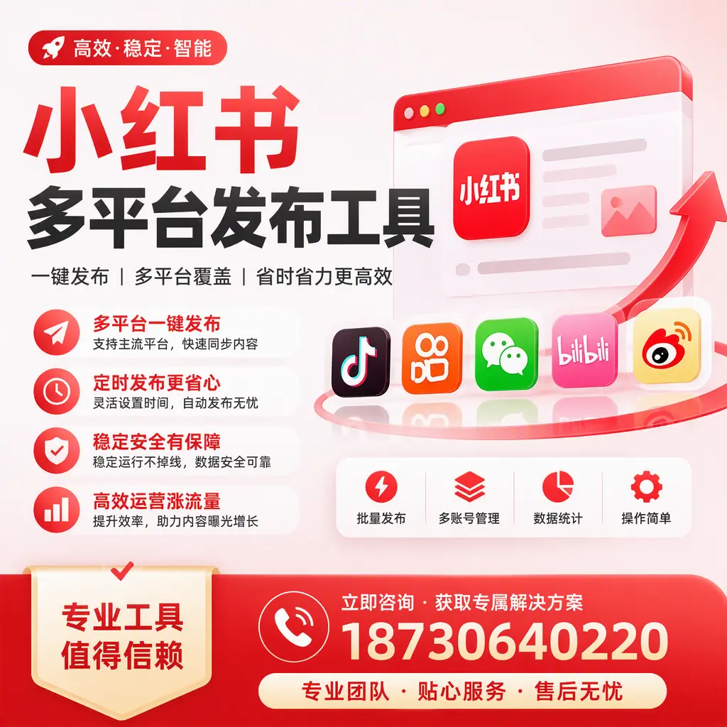 在 乐山 小红书多平台发布工具的市场前景分析